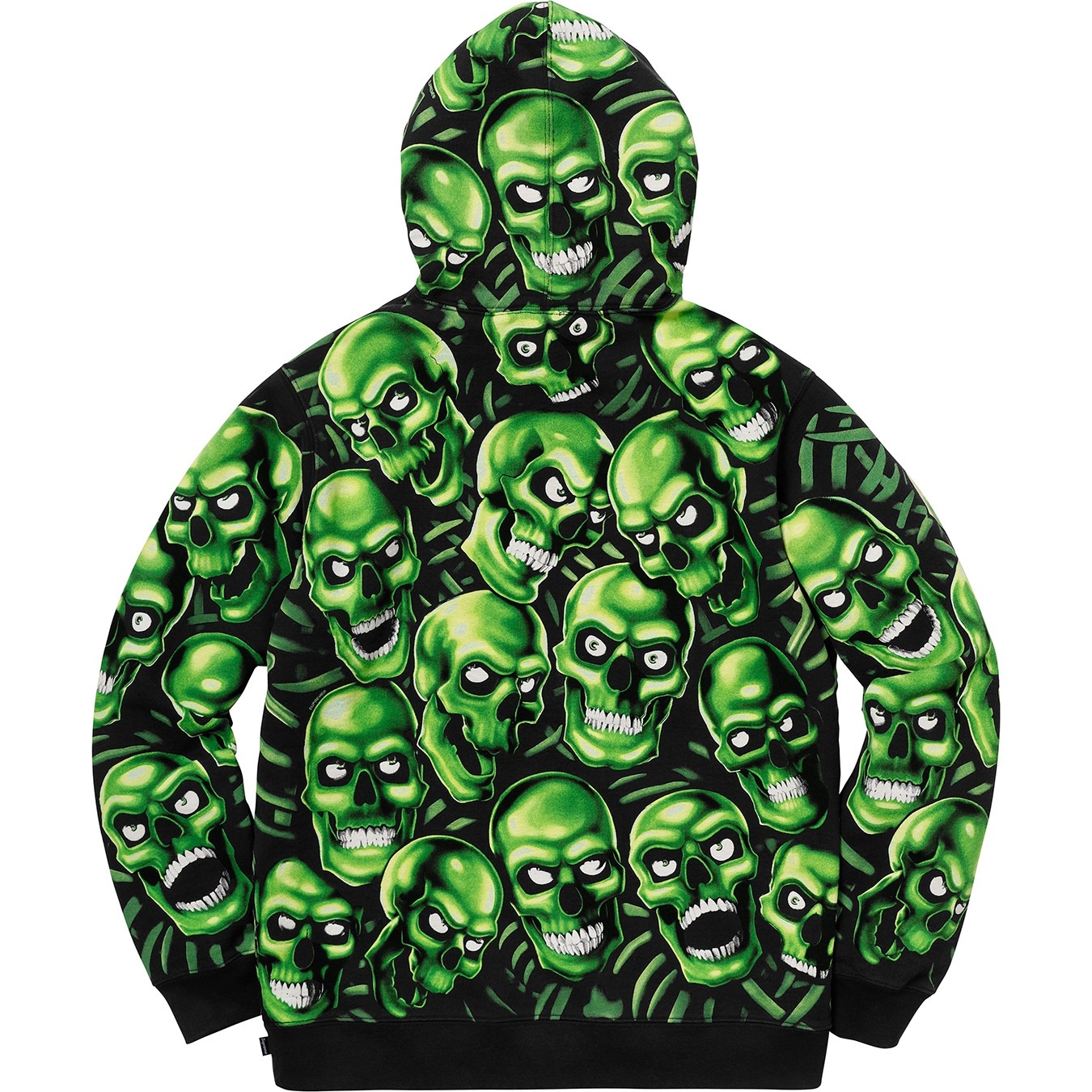Skull Pile Hooded Sweartshirt view 4